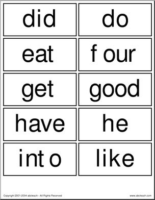 Dolch Words (primary)’ Word Wall