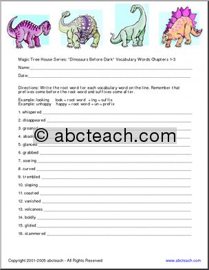 Dinosaurs Before Dark (primary) Book