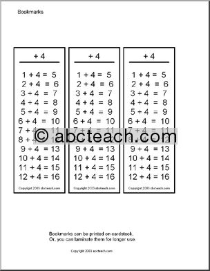 Domino Addition 4 (kdg/primary) Worksheet