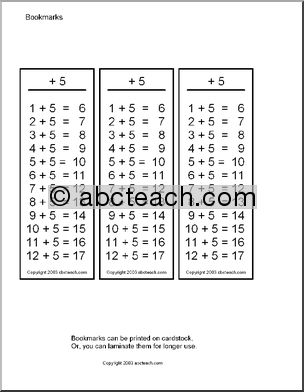 Domino Addition 5 (kdg/primary) Worksheet
