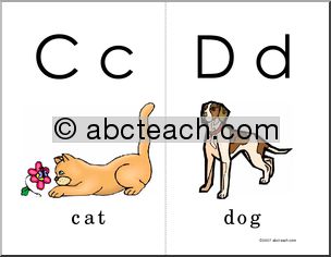Posters: Alphabet Words (half page)