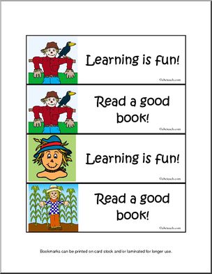 Bookmarks: Scarecrows