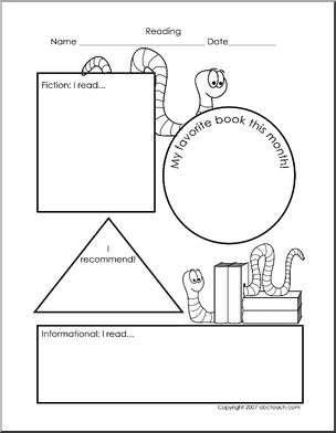 Book Report Form: Easy Reading Log (primary)