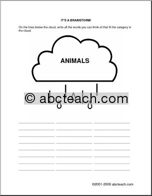 Brainstorm Form: Animals