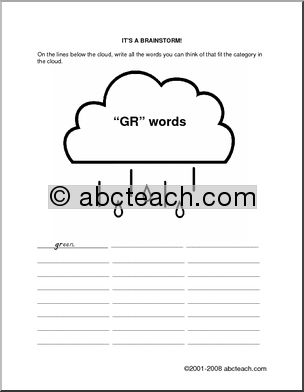 GR Words Brainstorm Form