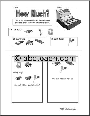 How Much…. ? part I – candy (black and white version)