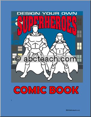 Template: Comic Book – DYO Superheroes (multi-age)