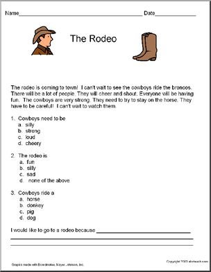 Fiction: Rodeo (primary)