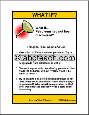 Think and Write: What If…? (discovery theme)