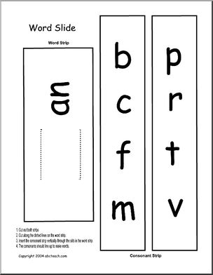 Wordslide: “an” words
