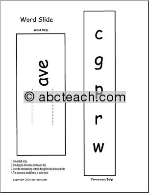 Wordslide: “ave” words