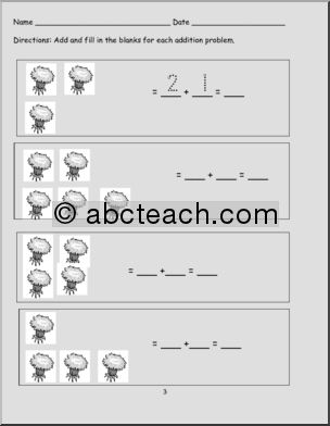 Math: Dandelion Addition (kdg)