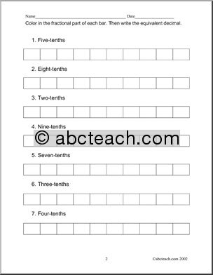 Practice Activity Packet & Quiz in (Standardized Test Format) Decimals
