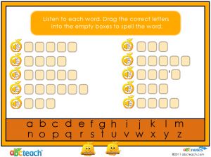 Phonics Dolch Set 4 Spelling (with audio)’ Interactive Flipchart