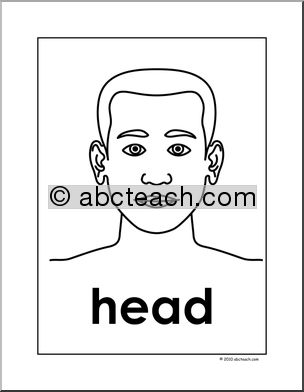 Posters H-R (b/w) (k-1 elem)’ Dolch Nouns