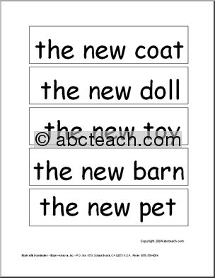 Word Wall: Sight Word Phrases (set 2)