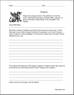 Writing Prompt: Dragon’s Habitat