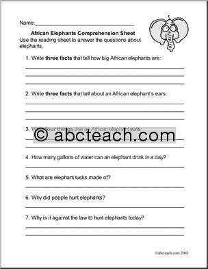 African Elephant (elementary) Unit