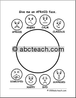 Draw: Afraid (pre-k/primary)