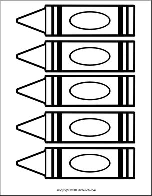 Flashcards: Crayon Pattern (blank)