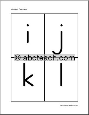 Manuscript Letters a-z (ZB-Style Font) Flashcards