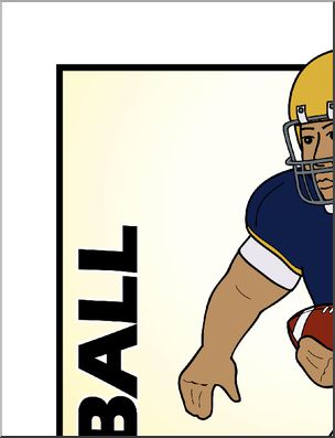 Large Poster: Sports – Football (color)