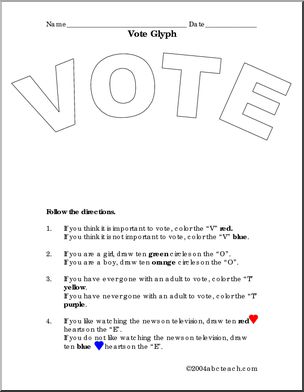 Vote Glyph