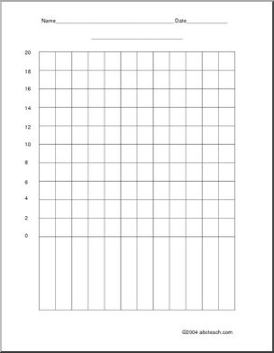 Blank Bar Graph (to 20 by 2s)