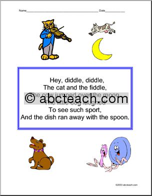 Nursery Rhymes: Hey, Diddle Diddle