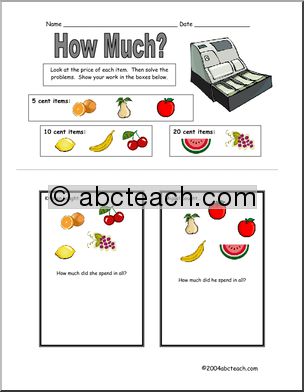 How Much…. ? part II – fruit