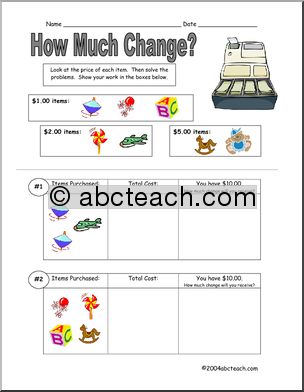 How Much Change? part III – toys