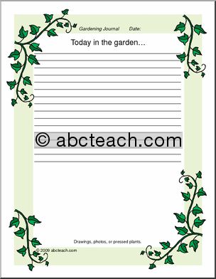 Project: Gardening Journal – Field Notes