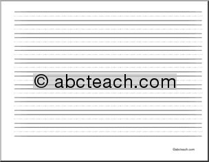 Writing Paper: Blank 48 pt. – landscape (primary)
