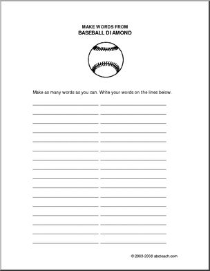Word Game: Baseball