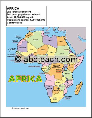 Mini Office: Geography Ã± Continents Africa and Antarctica (color)