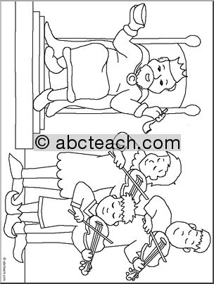 Nursery Rhymes- Coloring- Old King Cole’