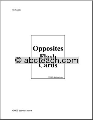 Opposites (color) set 1 Flashcards