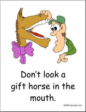 Poster: Animal Proverb (ESL)