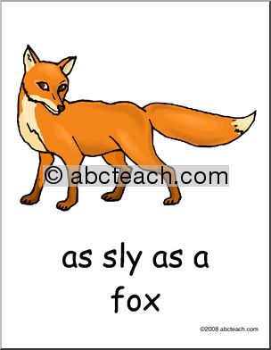 Animal Simile (ESL) Poster