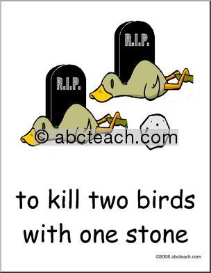 Poster: Animal Saying (ESL)