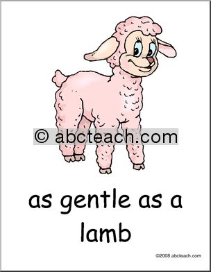 Animal Simile (ESL) Poster
