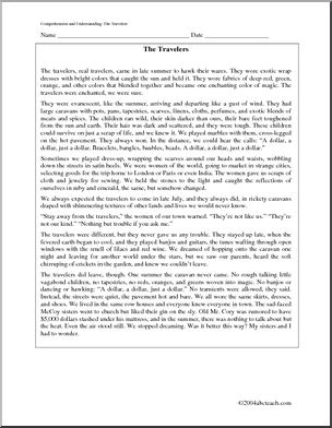 Fiction: The Travelers (middle/high school)