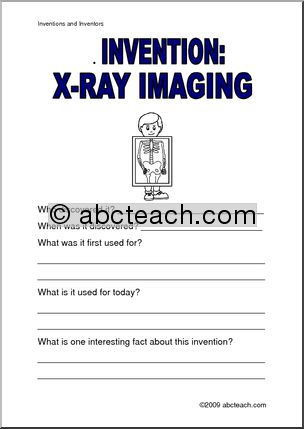 Report Form: Invention – X-Ray Imaging