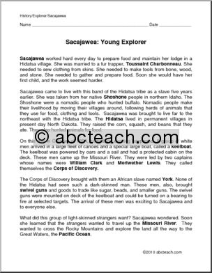 Biography: Sacajawea (elem)