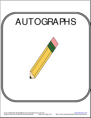 Shapebook: Autograph Book