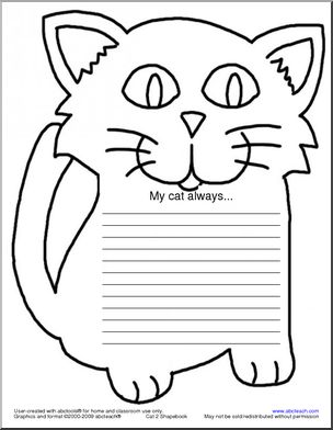 Shapebook: My Cat (elementary)
