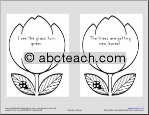 Shapebook: Outside in Spring Story