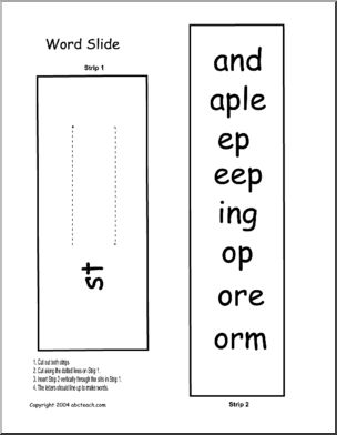 Wordslide: Blends & Digraphs (ST)