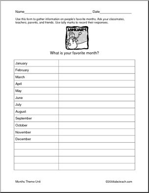 Favorite Month Survey