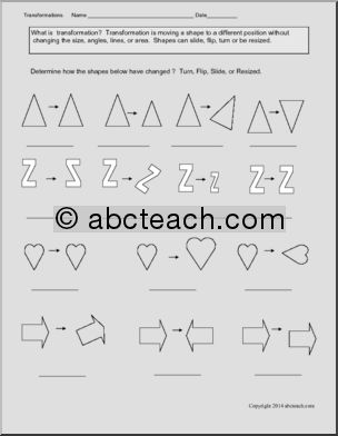 Math: Geometry – Transformation (grades 2-3)